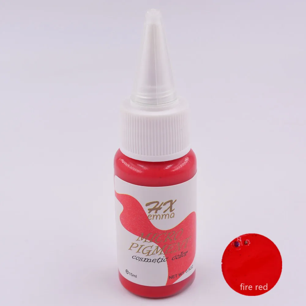 

Derma Test Approval for Emma Permanent Makeup Pigment lips red Tattoo Ink machine, 23colors available