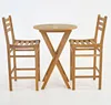 Teak wooden used bar high chair and table set dining coffee table set
