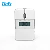 Portable Clock Mouse display Time Travel Use Optical Mouse