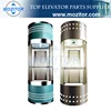 Fast Full View Sightseeing Marketplace Commercial Glass Panoramic Elevator