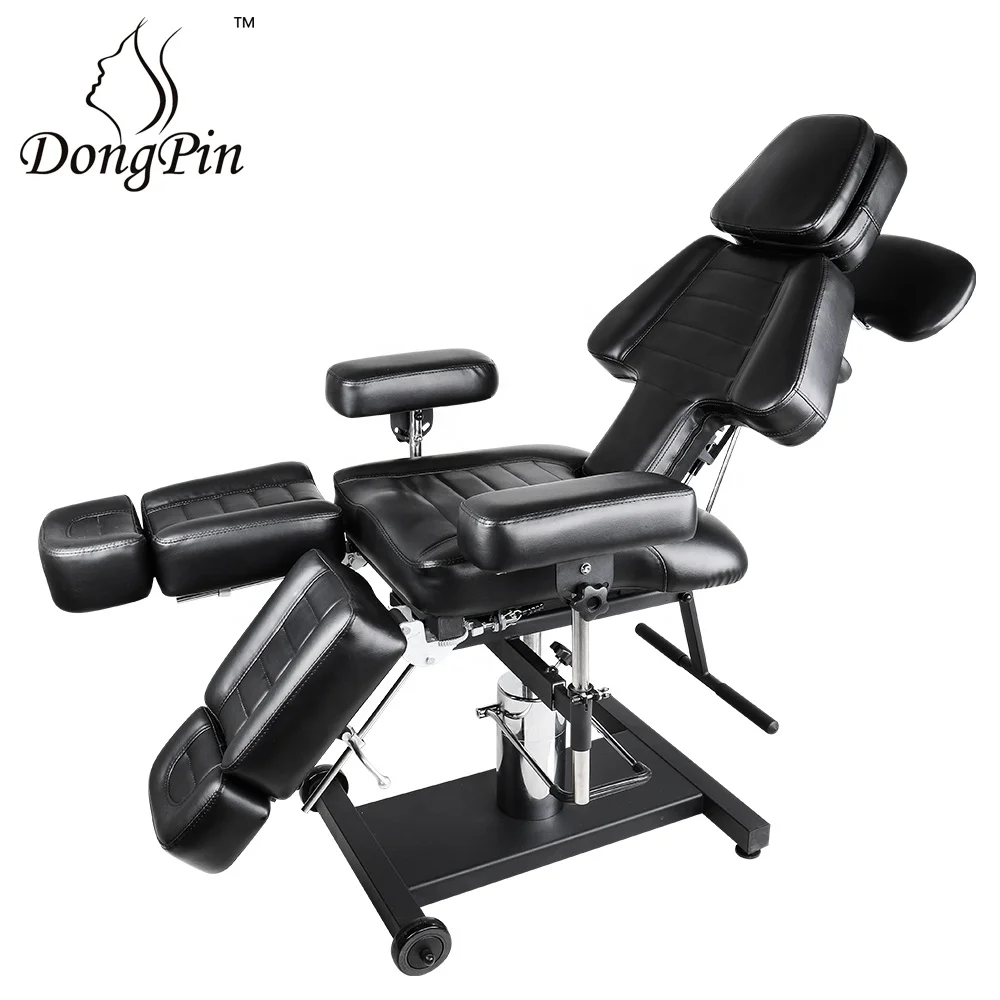 

DongPIn cheap hydraulic tattoo chairs bed tattoo client chair furniture adjustable backrest, Various colors available