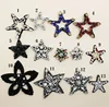 Wholesale custom handmade star sequin beads patches for clothes