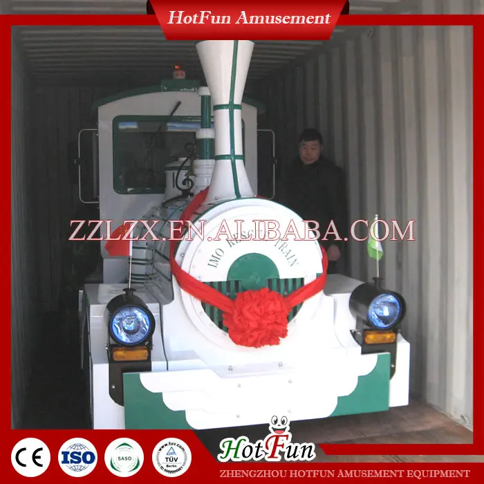 Funfair rides diesel road trackless  train for sale