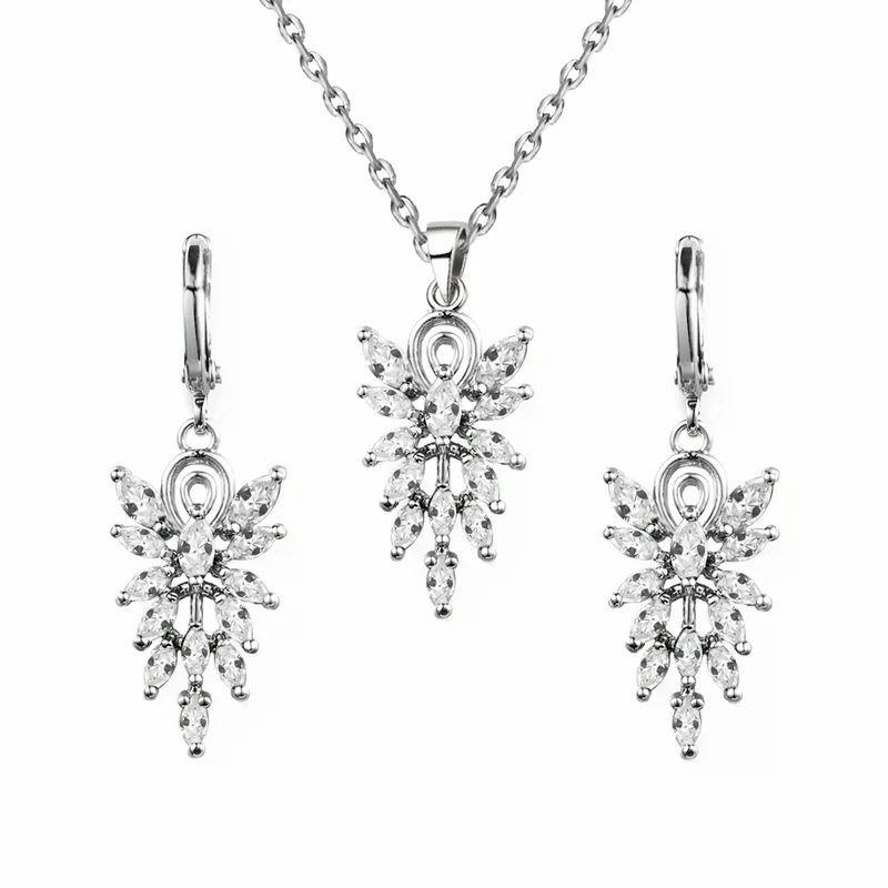 

q8850376b Good price of micro pave wholesale saudi gold women jewelry set, N/a
