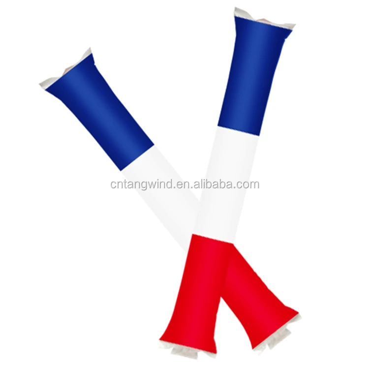 
Custom Printing Ballon Bang bang cheering Inflatable clapper sticks 