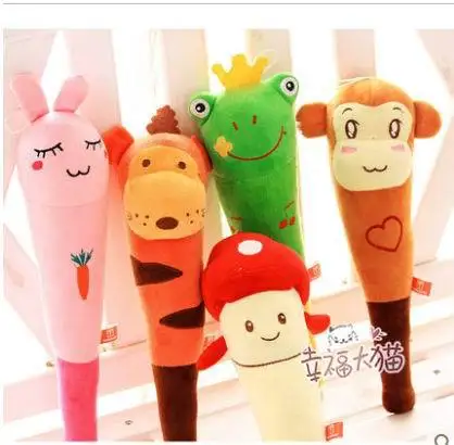 Fruit doll and yellow frogs monkey pig cartoon rabbit wool cloth with soft nap back rubs