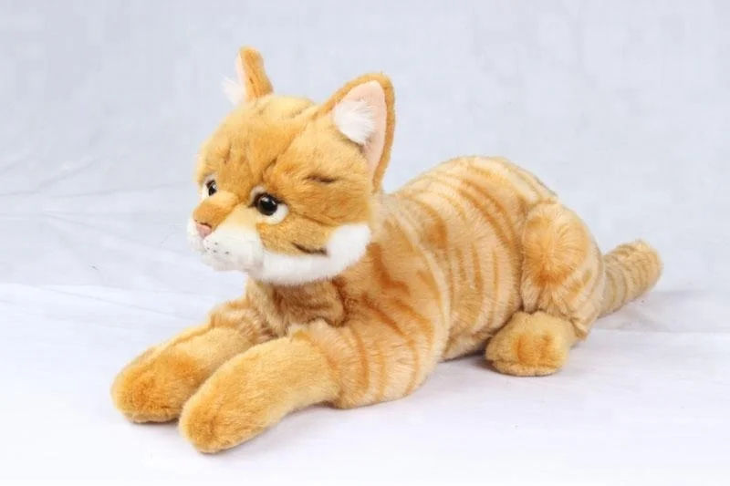 realistic cat plush toy