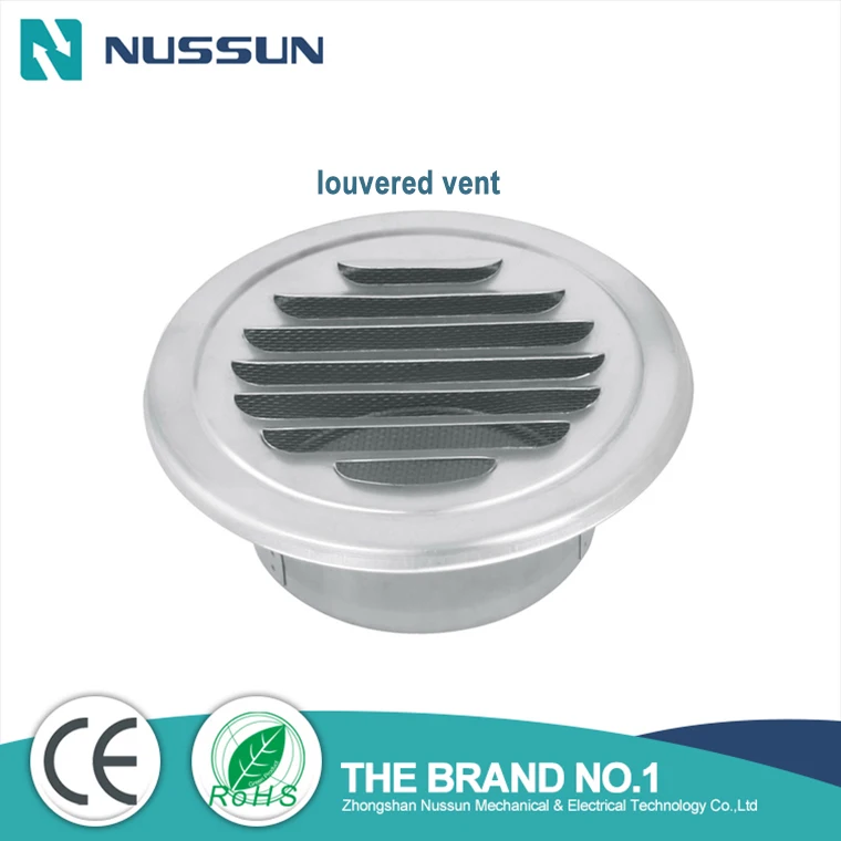 Hvac Ceiling Round Louvered Vent Air Diffuser Circular Grating Air