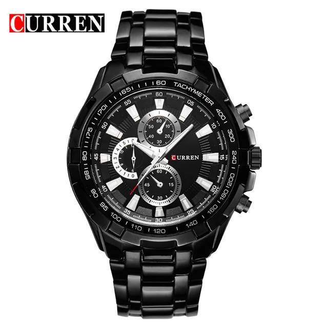 

2018 new curren watches men luxury brand military watch men full steel wristwatches fashion waterproof relogio masculino BW001, 10 different colors as picture