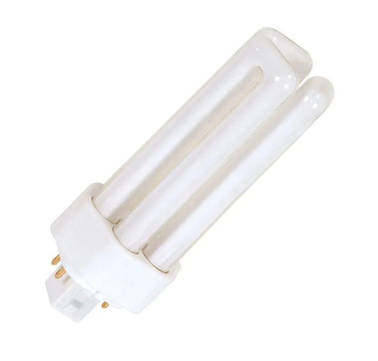Cool White Box of 12 Philips PL-T 42W//41//4P 4100K Triple 4-Pin Fluorescent Bulb