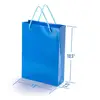 Assorted bright color good quality shopping bag paper type