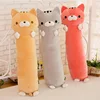 Super Soft Cute Cat Plush Cotton Long body Sofa Hold Pillow cushion