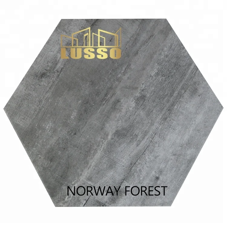 
LUSSO Ceramic untied States design 520x600mm Hexagon NORWAY FOREST porcelain tile anti slip tile for floor 