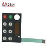 customized push button tactile waterproof membrane keypad polydome membrane switch