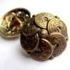 Old Brass Sewing Button