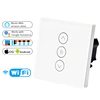 2019 New Wifi Smart Wall Touch Light Dimmer Switch EU/UK Standard APP Remote Control Works with Amazon Alexa and Google Home