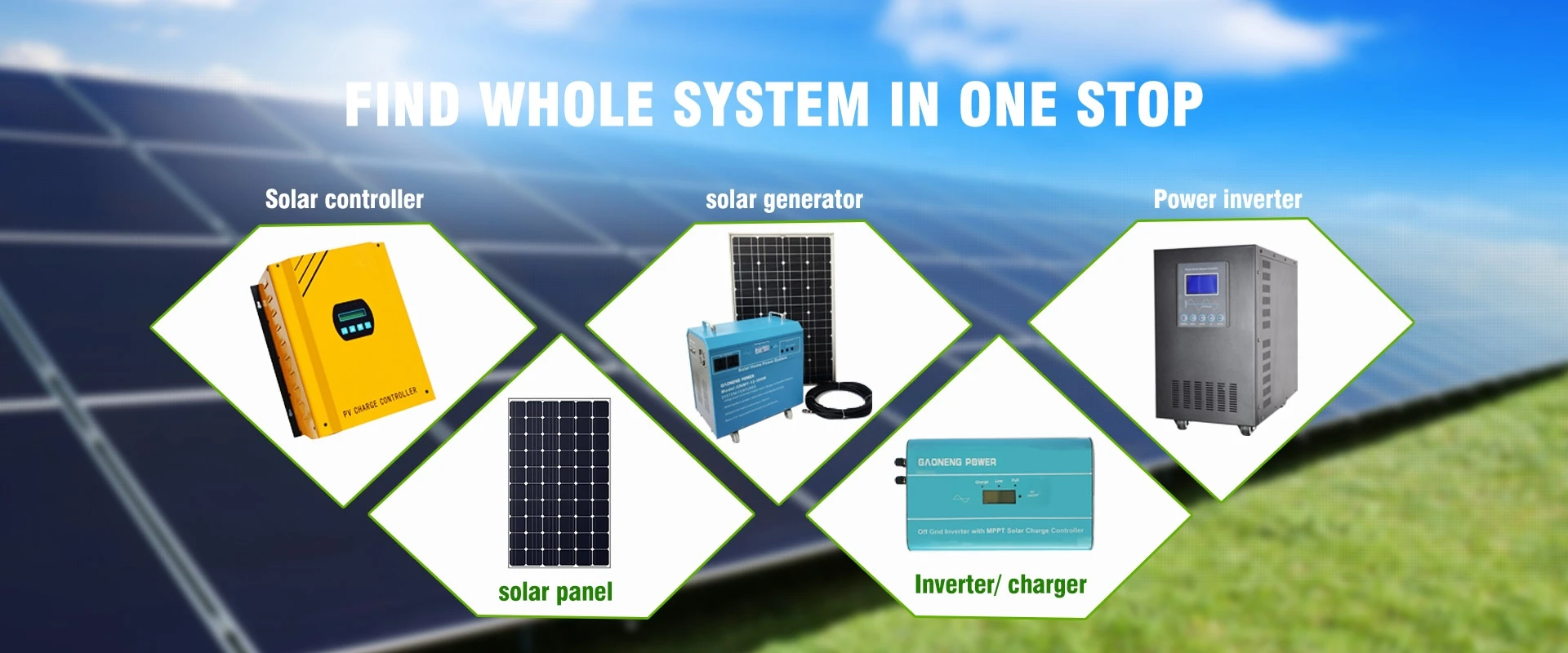 Cheapest 1 Kw Off Grid Solar Energy System Kit 24v Input With 220v Ac