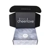amazing beautiful corrugated favor shipping shoe box foldable storage flat mailing with tissue paper and sticker nice packing