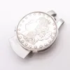 Stainless steel metal stamping Morgan dollar money clip
