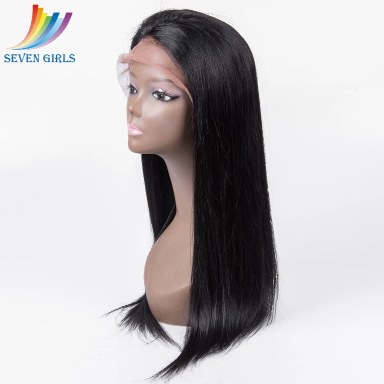 

High Density 150% Silk Straight Brazilian Human Remy Virgin Human Hair Full Lace Wig