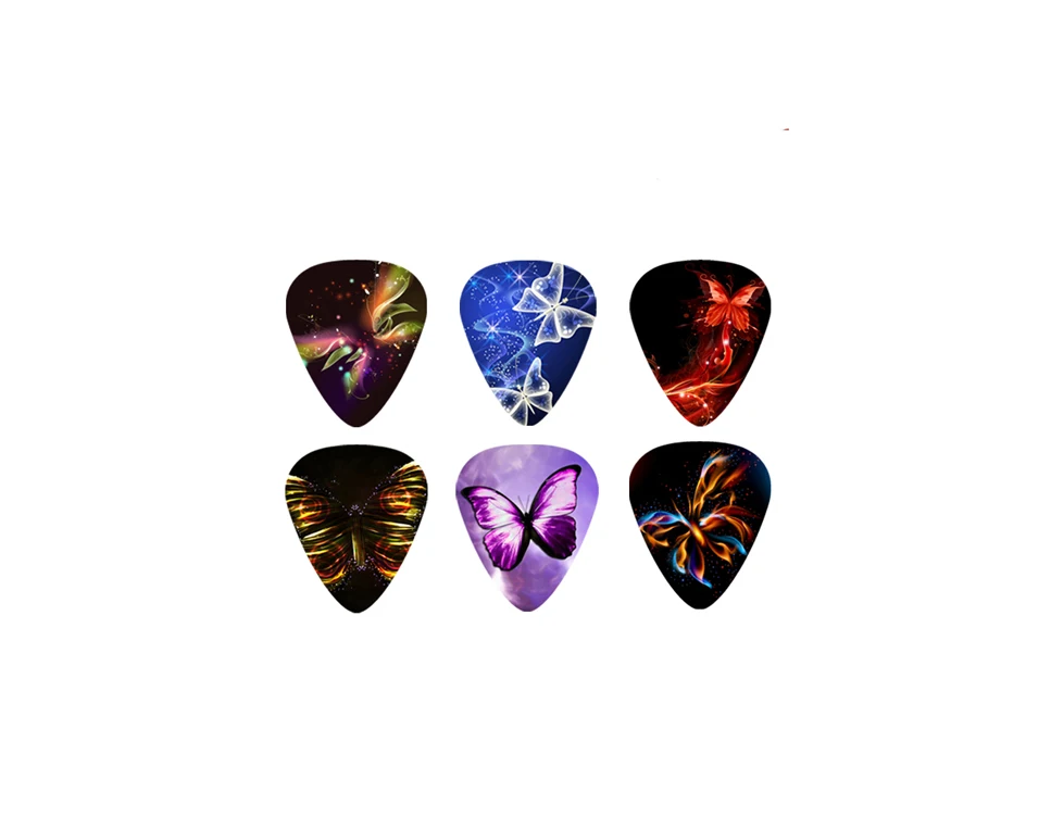 

Celluloid Plectrums Cheapest Custom Guitar picks, Colorful