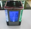 pen holder with LED light,fancy pen holder with calendar,digital pen holders