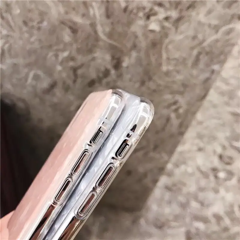 Bright Shell Paper TPU Mobile Phone Case for iPhone X