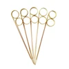 Bamboo Ring Skewers Loop Skewers Bamboo Cocktail Picks