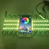 smart 5050 3leds rgb full color small led module ip65 +Bluetooth APP controller