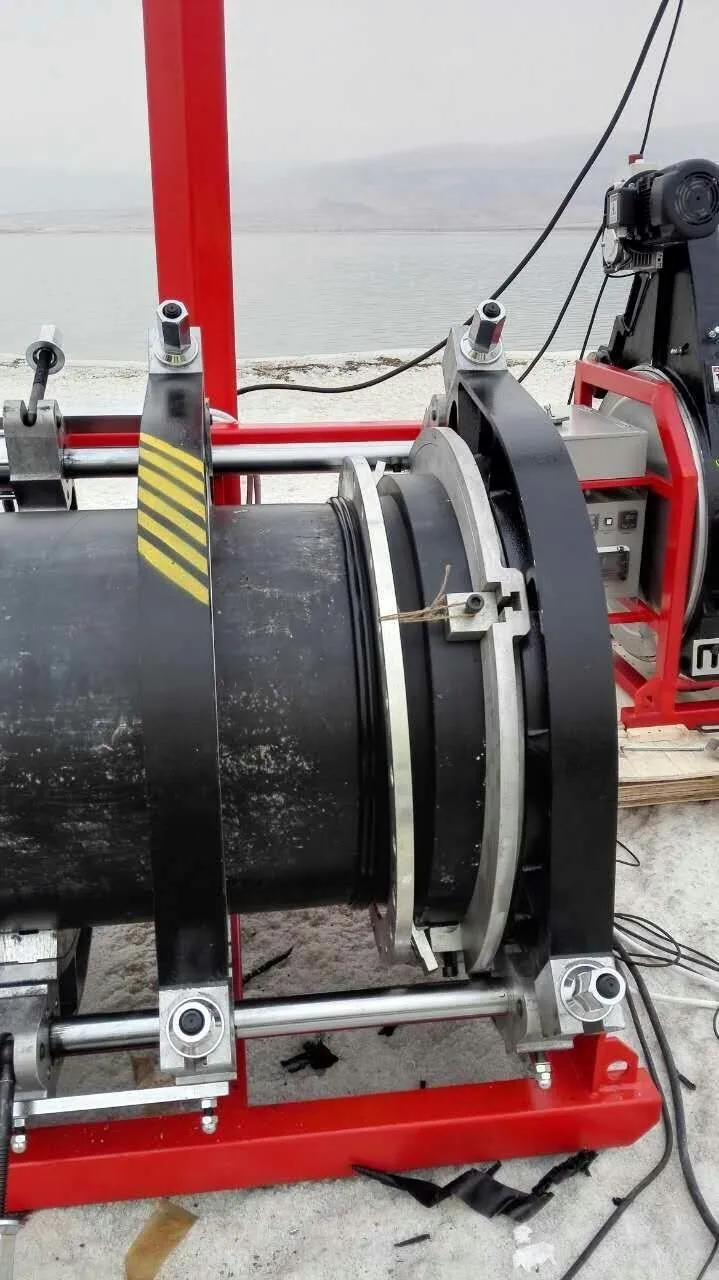 2018 hot selling  160 manual butt fusion welding machine with pressure gauge
