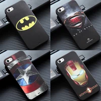 

Marvel Superhero Super Man Avengers Mobile Phone Deadpool Soft Printed Cover for iPhone 5 5s 5c Case Batman Captain America Shie