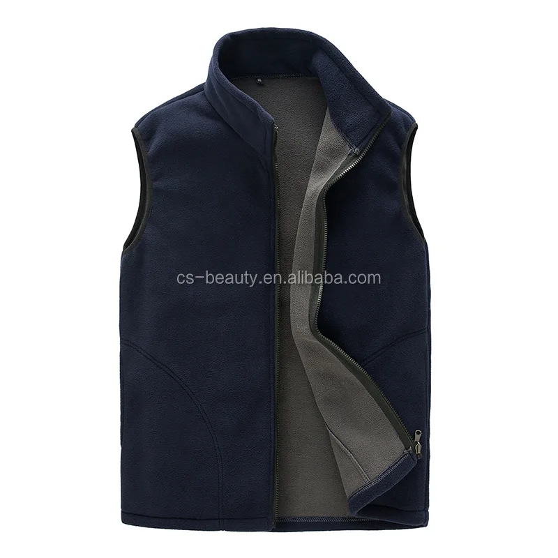 

New Unisex Winter Polar Fleece Vest Womens Vests Jacket Women Outerwear Sleeveless Waistcoat Full Zipper Vest S-XXXL, 6colors