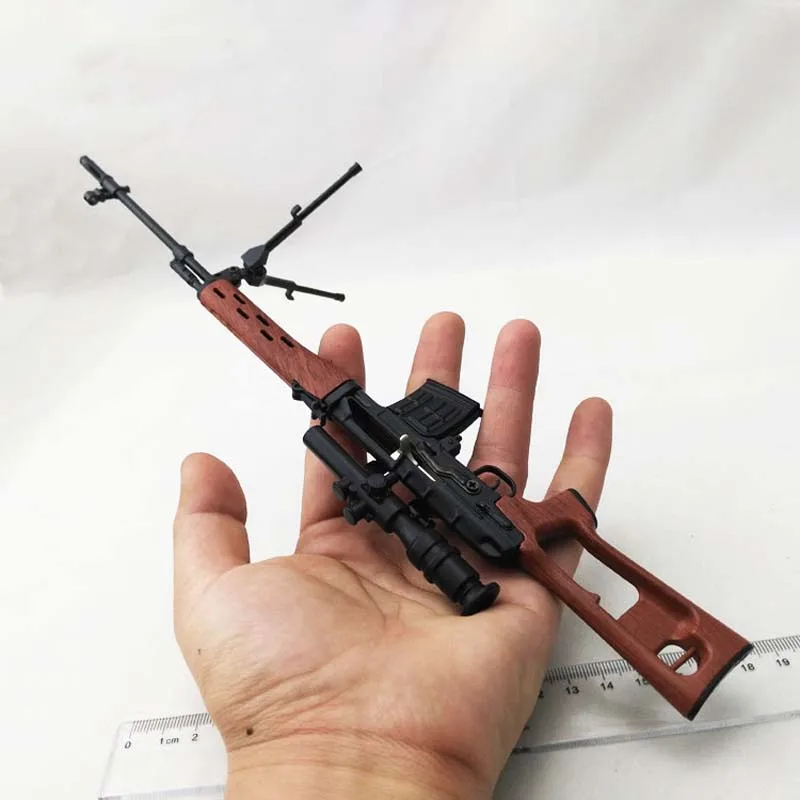 1 6 Soldier Figure Accessory Removable Metal SVD Sniper Rifle Gun Model For Military 12 Action