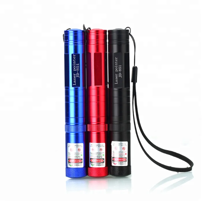 
Factory price jd 850 green laser pointer pen 5mw with rechargeable 18650 battery 