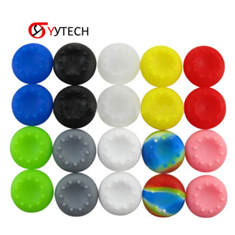 

SYYTECH 10 Point Gamepad Thumb Sticks Cover Caps for XBOX ONE PS4 Controller, 11 colors