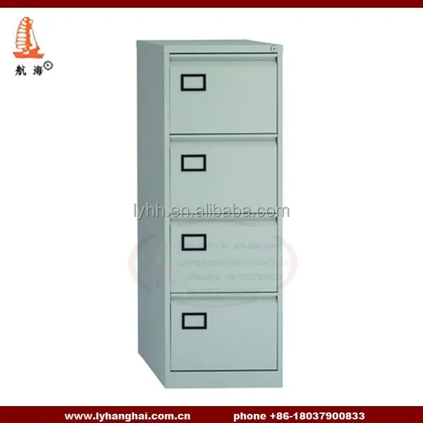 Dark Grey A4 Letter Size Steel Filing Locker Cabinet 4 Drawer Home