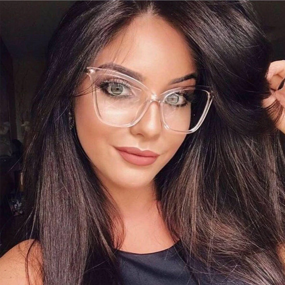 oversized cat eye glasses frames