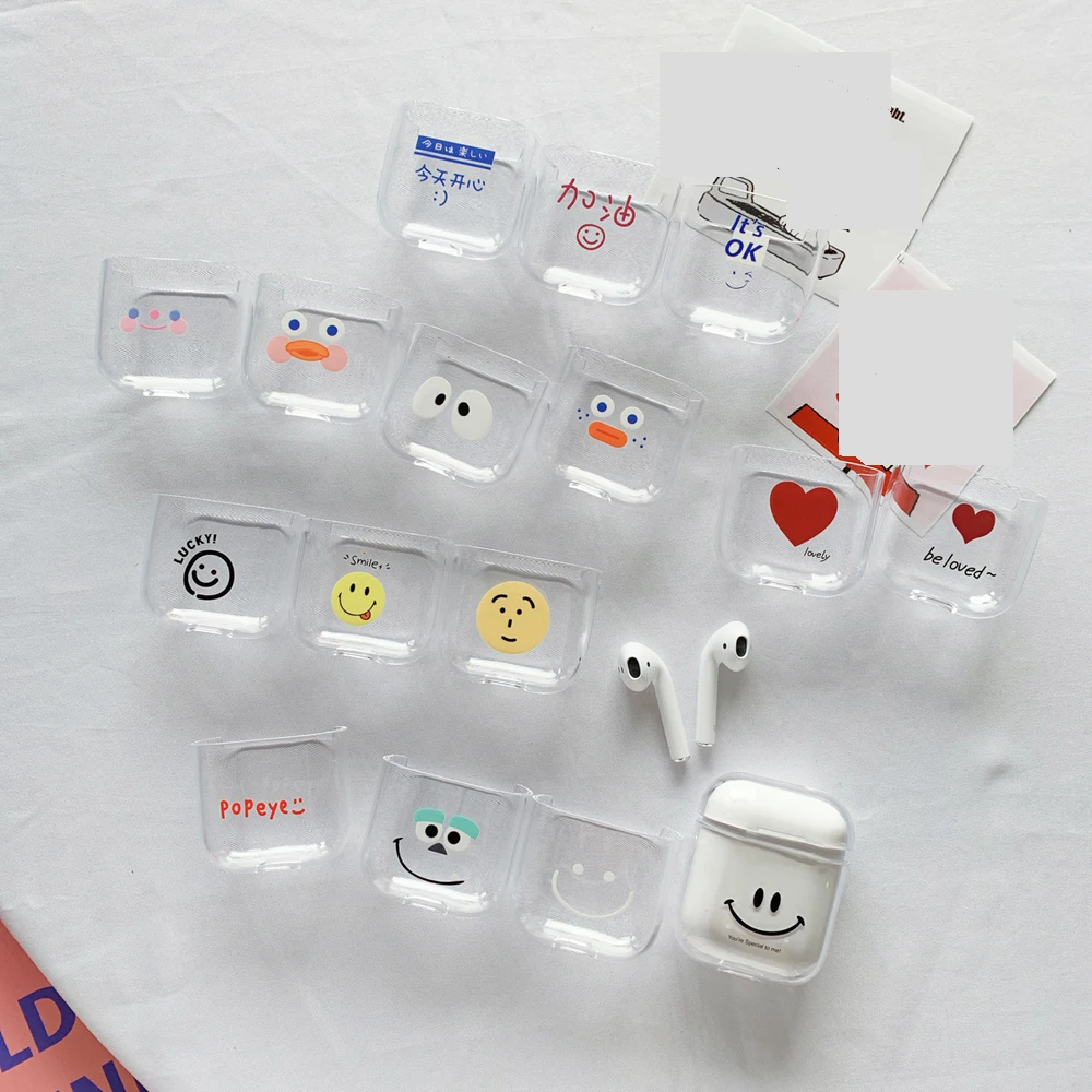 

Factory Price for Airpods Case Custom Logo Brand Hard TPU Clear Cover Dust-proof Wireless Earphone Boxes for Air Pod