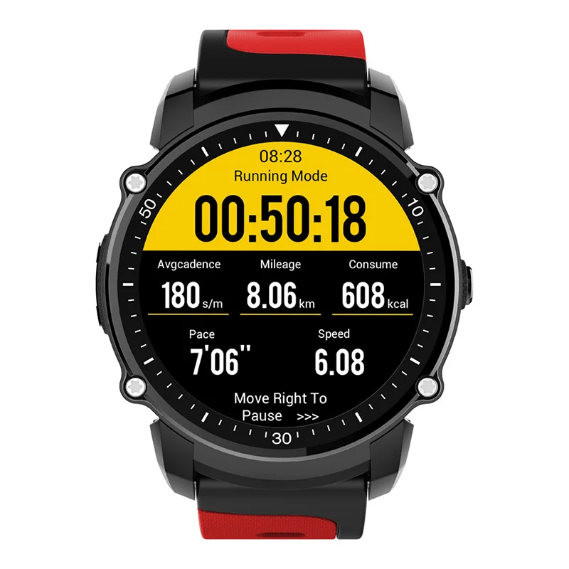 

Barometer Altimeter Touch Screen 1.26 inch OGS Sport Smart Watch FS08, N/a