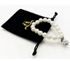 Custom logo jewelry gift velvet cloth Material and 8*8cm 8.5*8.5CM size suede jewelry pouch velvet drawstring bag