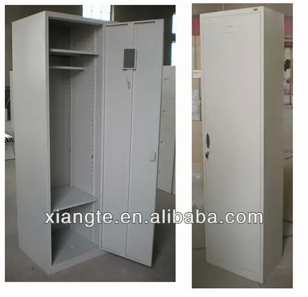 Easy Assemble Steel One Door Locker Single Door Wardrobe 1 Tier