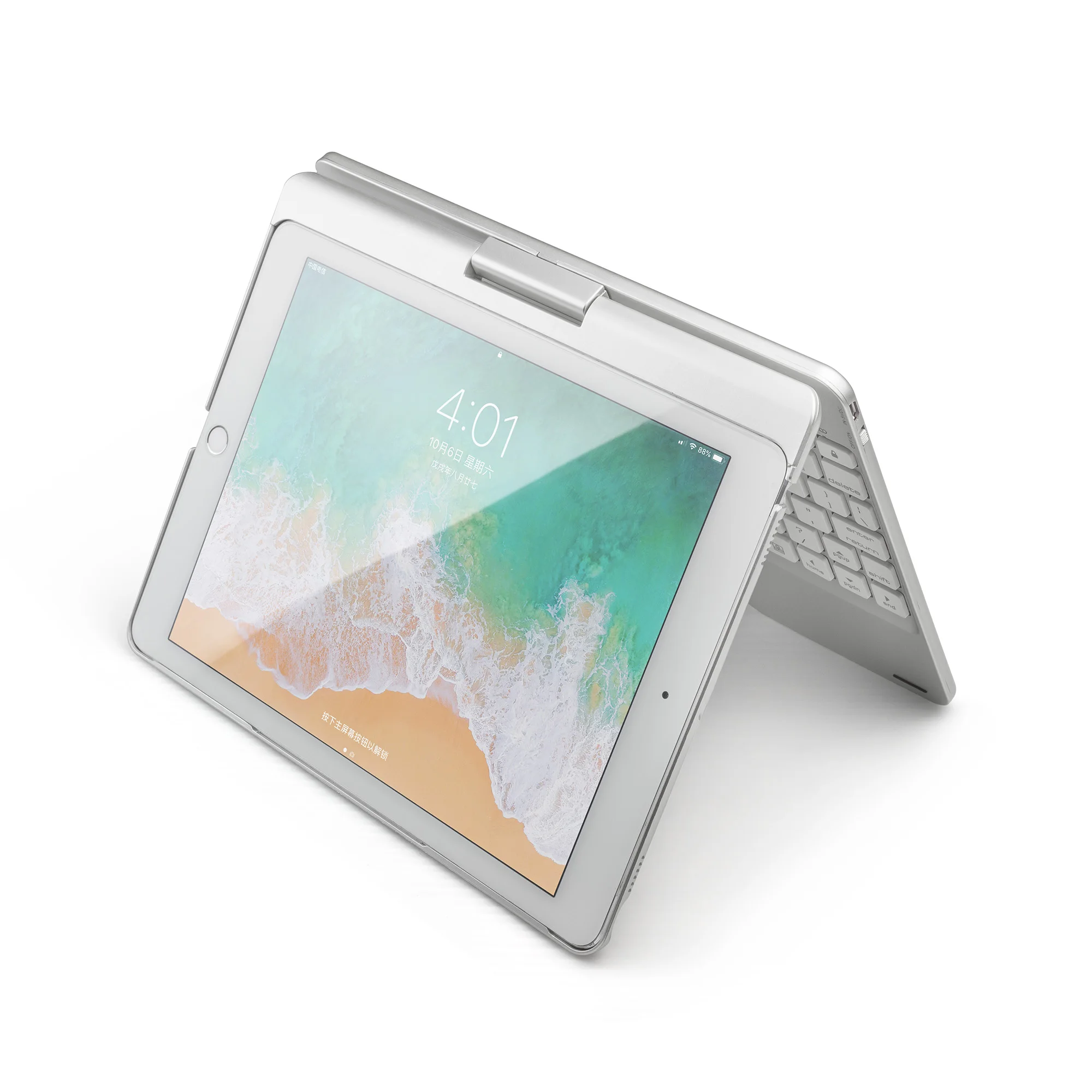 
Laptop 360 Degrees Rotation wireless Bluetooth Keyboard case for 9.7 inch ipad 