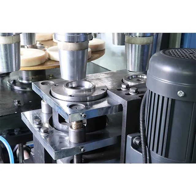 2023 Disposable Cup Hollow Wall Double Layer Sleeve Forming Machine With Thick Coffee Paper Cup supplier
