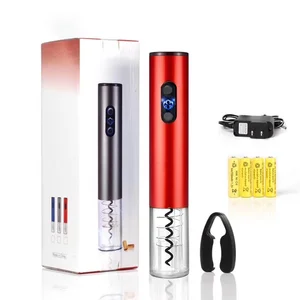 Image of 2019 trending amazon battery powered wine corkscrew electric automatic bottle opener brand logo