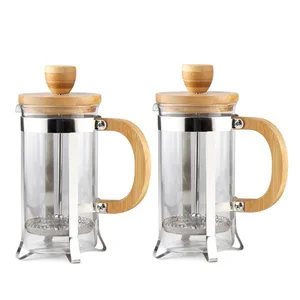 Image of Hot sale in Amazon portable pyrex french press coffee and tea maker 1000ml