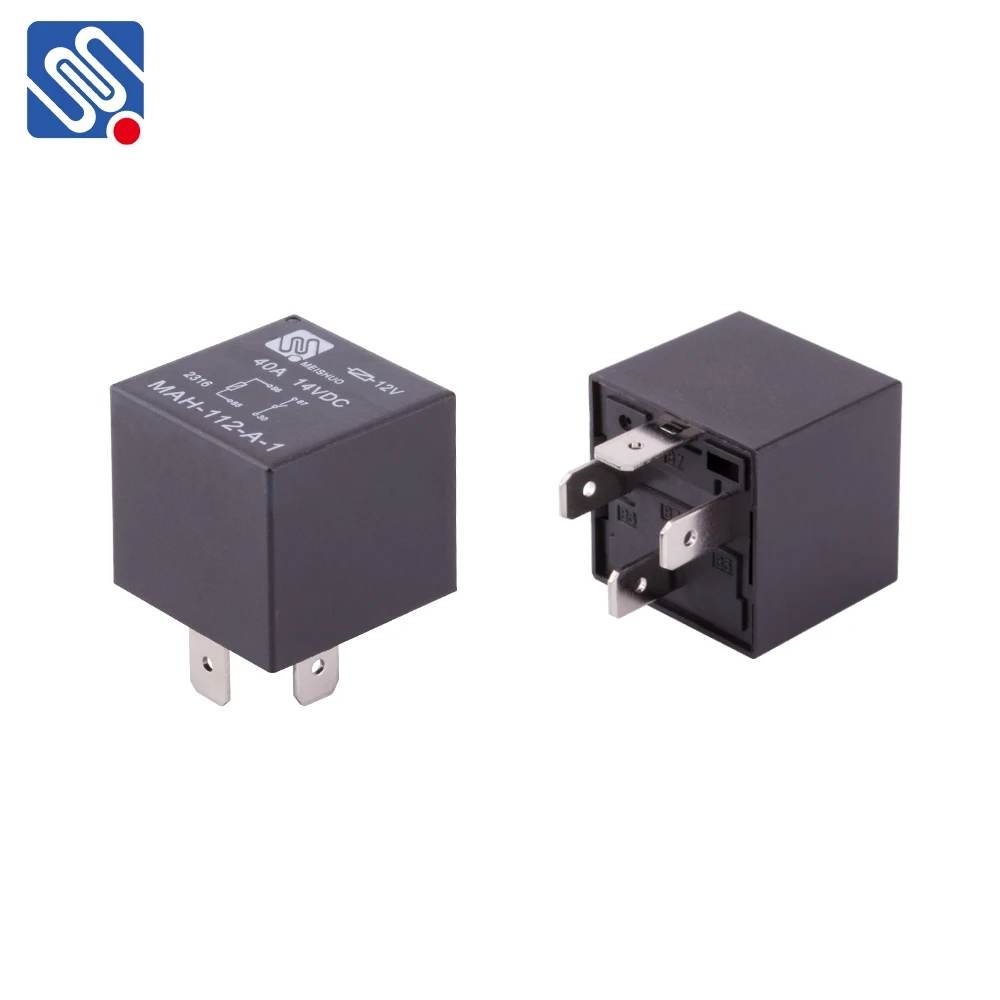 Meishuo MAH 12 Volt 60 Amp Automotive Smart Car Relay Set 12V to 14VDC 5Pin Changeover with Socket