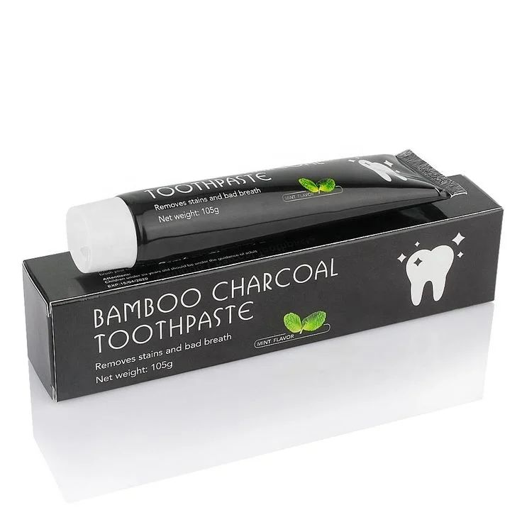 

IVISMILE Spearmint Fluoride Free Whitening Teeth Coconut Shell Charcoal Toothpaste, Black