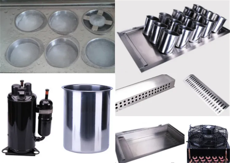 High Quality Industrial 6/9/12/15/20 tanks Snow flake ice machine block ice machine maker with ice cube shaver machine for sale