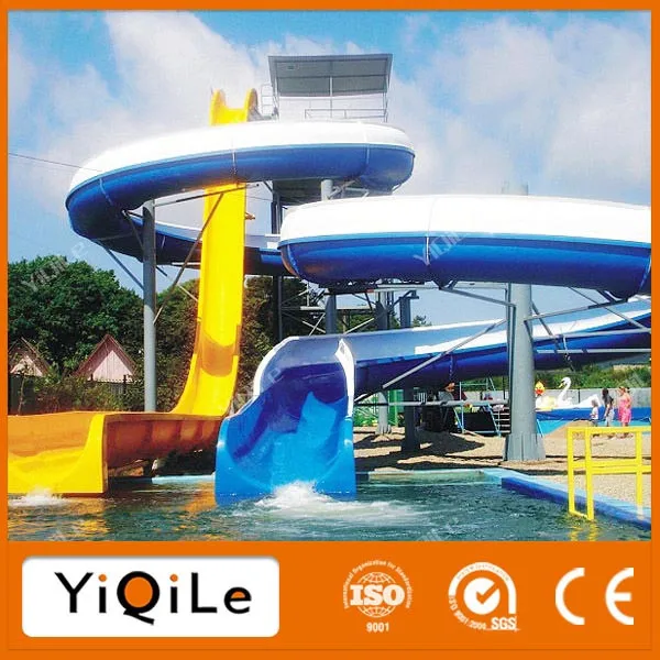 Prix toboggans aquatiques et en fiber de verre toboggan tubes à vendre