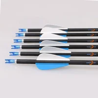 

Slim pure carbon fiber arrows archery arrows carbon hunting arrow with OD 6mm